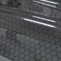 데코리아 자외선차단 건물 썬팅 포브 필름 시트지, POV88102(허니콤 블랙)