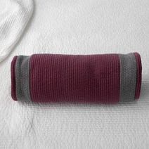 베딩라인 광목 대형원형 메밀베개, 와인