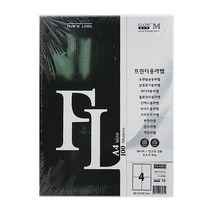 쁘띠팬시 물류관리용 라벨지 FL4202, 4칸, 100매