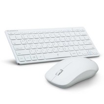 PLEOMAX AVEC-101M 미니 무선키보드 마우스세트, 화이트