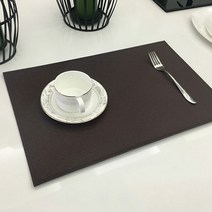 앤티스 라무르 테이블 매트 4p, 브라운, 45x30cm
