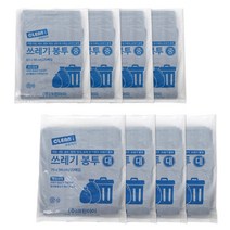 크린아이 쓰레기봉투 검정 중 80p + 대 80p, 1세트
