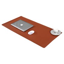 토디아 타비 와이드 책상 키보드 마우스 패드 80 x 40 cm, 브라운, 1개