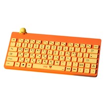 BT21 라인프렌즈 피규어 무선키보드, RKB-LF-SL, 샐리, 텐키리스