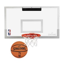 스팔딩 NBA Arena Slam Jam 미니백보드 농구골대   미니공 56102CN, 혼합 색상