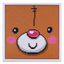 픽스아트 판넬형 보석십자수 키트, B 루돌프, 1세트