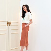 반에이크 여성용 벨트셋미디 스커트