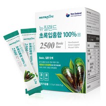 뉴트라라이프 뉴질랜드 초록홍합 100% 환 2500, 2.5g, 30개입
