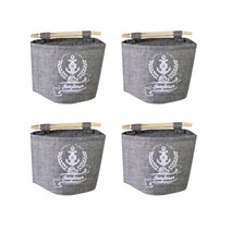 저스틴 패브릭 그레이 벽 수납 원포켓 4p, 앰블럼보트