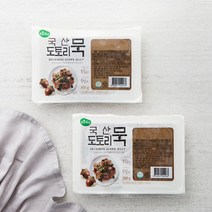 맑은물에 국산 도토리묵, 300g, 2개