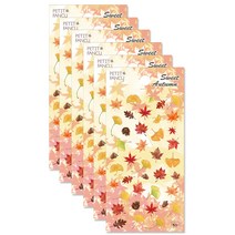 쁘띠팬시 sweet autumn 스티커 DA5413, 혼합 색상, 6개