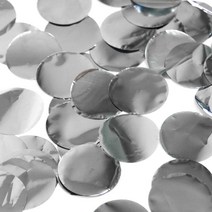 파티쇼 파티컨페티꽃가루 3p, 실버원형