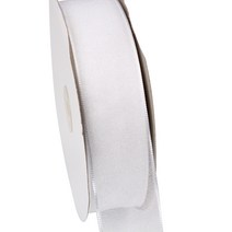 가드 오간디 데코 선물포장 리본 SY10 폭 6mm, 화이트, 90m