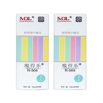 블루마토 지워지는 볼펜2 M504 검정펜 0.5mm, 랜덤 발송, 24개