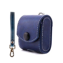 레토 에어팟 레더 이어폰 케이스 + 핸드스트랩, LAC-P01, 인디고