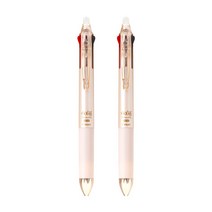 파이롯트 프릭션 슬림 3색볼펜 0.38mm, 펄오렌지, 2개