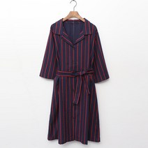 보리맘 카라줄 임산부 원피스 E478