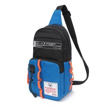 블루마운트 캐주얼 등산 슬링백 TYZ8937, 라이트블루