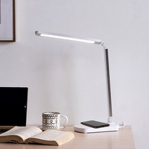 스피아노 플레타 스마트폰 무선 충전 겸용 LED 스탠드 USB타입, 상세설명 참조, SL-N118(실버)
