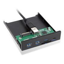 넥스트 PC전면 내장용 USB3.0 카드리더기 확장 NEXT-8603TCU3