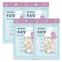 굿데이 치카치카 강아지껌 S, 우유맛, 4개