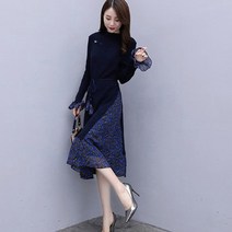루나걸 클로즈 진주코사지 원피스