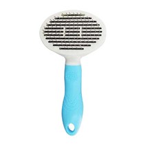 네이처스파머 반려동물 원터치 마사지 털관리기 19 x 10 x 1 cm, 블루, 1개