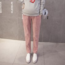 올나인 코듀로이 기모 임산부 팬츠