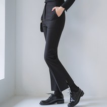 엔비룩 여성용 세상편한 옆트임 슬랙스 기모