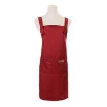 코리미 프리미엄 고급 앞치마, 레드, 1개