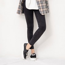 슈벨 레디스 빅큐빅 통굽 키높이 패션 슬립온