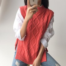 엔비룩 스트랩 꽈베기 조끼