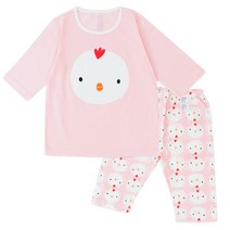 코디아이 여아용 꼬꼬 칠부내의