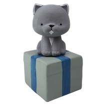 검은고양이 반려견 도자기 디퓨저 블랙, 코튼블라썸