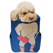 로맨스독 유니크한 바디라인 싸우자 개 가방, 블루