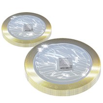 쓱싹 고급 플라스틱 로얄클래식 골드 일회용 접시 25.7cm, 10개입, 2개