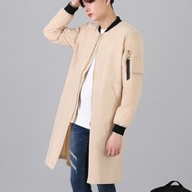 단군 남성용 울트라 롱항공점퍼 바람막이