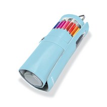 스테들러 화인라이너 수성펜 0.3mm 20색 롤파우치 세트, 파스텔블루(334PC20-305), 1세트
