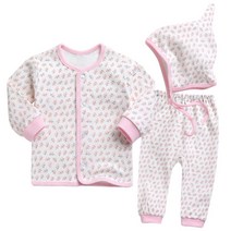 베베 아동용 나무열매 양면 실내 상하의 모자 세트