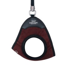퍼피엔젤 강아지용 마카롱 하네스 클립타입 PA-HA038, 224 BROWN