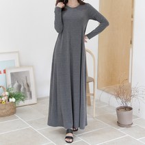 세이스타일 아멜리에 긴팔 박스 A롱 원피스
