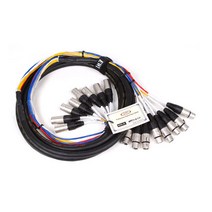 EWI MTFM 8 라인형 멀티 스네이크 케이블, MTFM-8-5M, 혼합색상