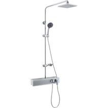 다인이엔지 DB9090 실버 선반형 아이언 해바라기 샤워기, 1개