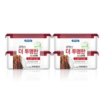코멕스 김치통 직사각 핸들형 2p, 3.1L, 2세트