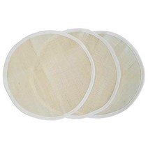 에이플 천연 삼베 원형 찜기, 22cm(소), 3개
