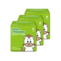 앙블랑 킵프렌즈 밴드 기저귀 아동공용 4단계(9~14kg), 84매