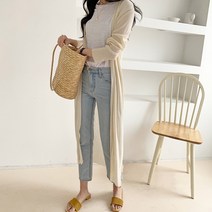보리맘 여름 롱 니트 임산부 가디건