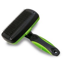 논다 원터치 클리닝 반려동물 브러쉬 12.5 x 18 cm, 그린, 1개