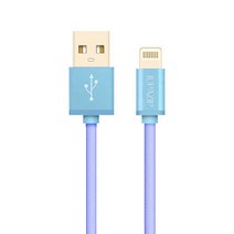주파집 애플8핀 매쉬 충전 케이블 3m, 블루, 1개
