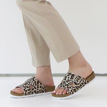 페이드 버클 장식 스트랩 슬리퍼